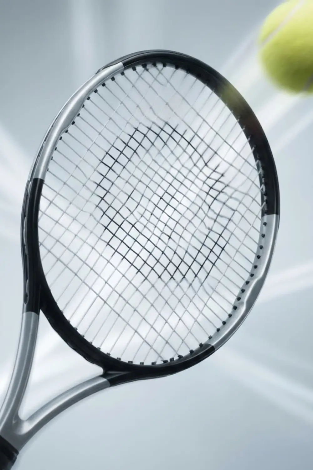 Modes de flexion de la raquette de tennis Cadre de raquette de tennis illustrant les vibrations structurelles et les modes de flexion