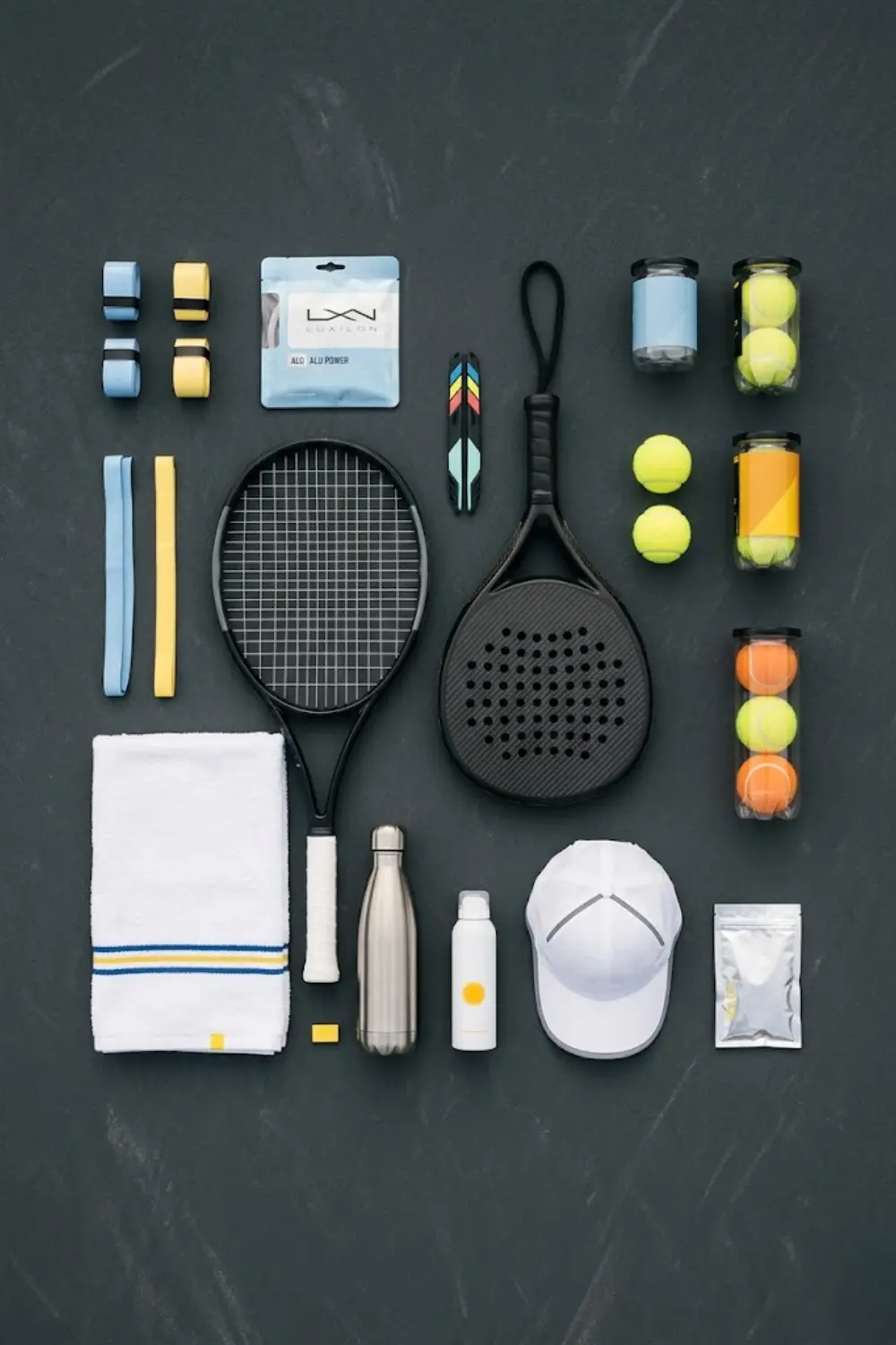 Checklist de equipamiento para tenis y pádel en verano Checklist de verano para tenis y pádel con raquetas, pelotas, grips, antivibrador, toalla, protector solar, agua y electrolitos.
