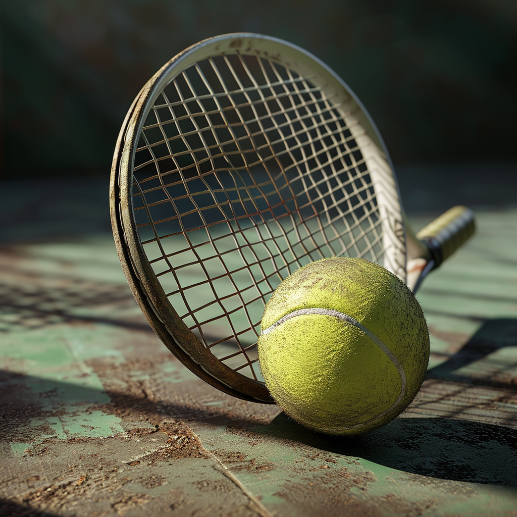 Midjourney Art (prompt: "tennis racket vibrations")