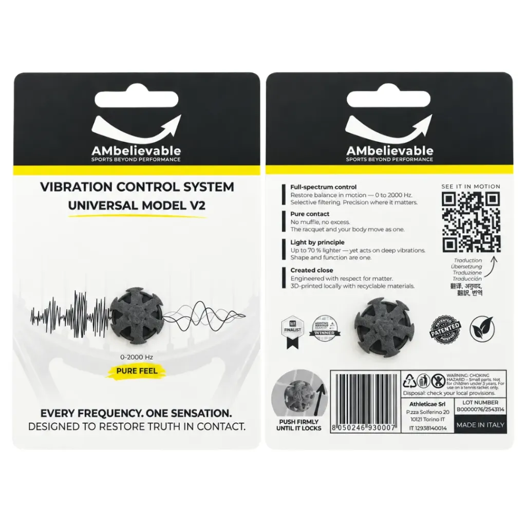 [AMB_TNS_ACCS_SDUM_2201] Universalmodell | Tennis Vibrationdämpfer