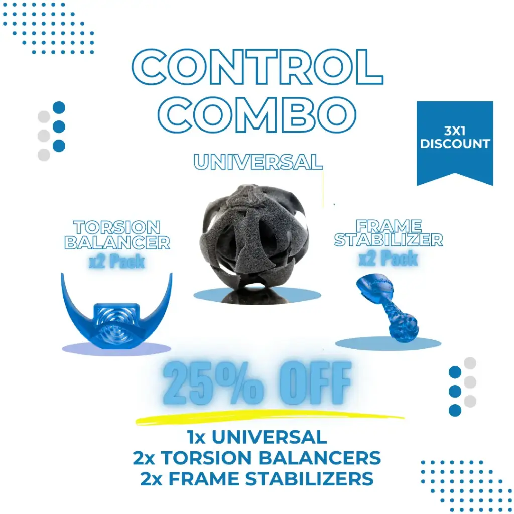 [AMB_TNS_ACCS_BNDL_CTRL] Pure Precision Combo | Full Stability Tennis Kit